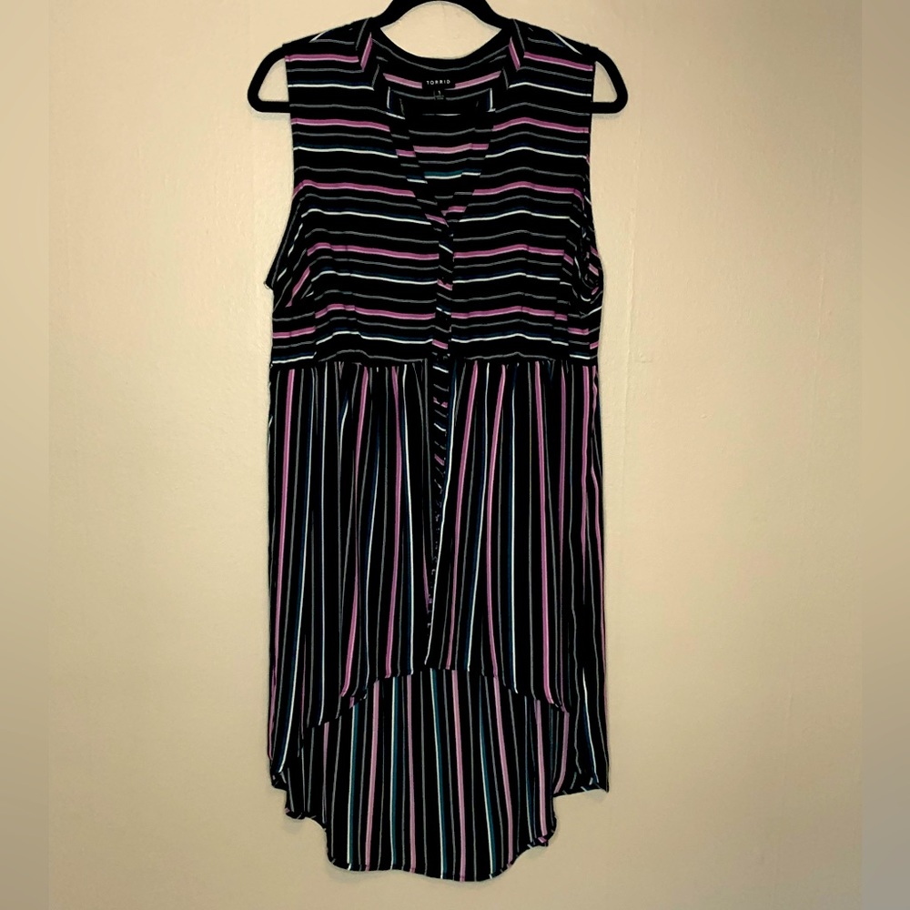 Torrid chiffon top. Size 1